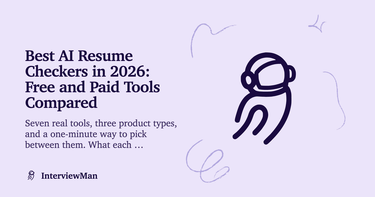 Best AI Resume Checkers in 2026: Free and Paid Tools Compared - Resume | InterviewMan Blog