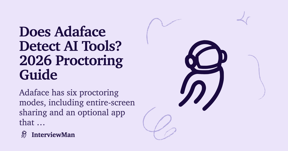 Does Adaface Detect AI Tools? 2026 Proctoring Guide - Detection | InterviewMan Blog