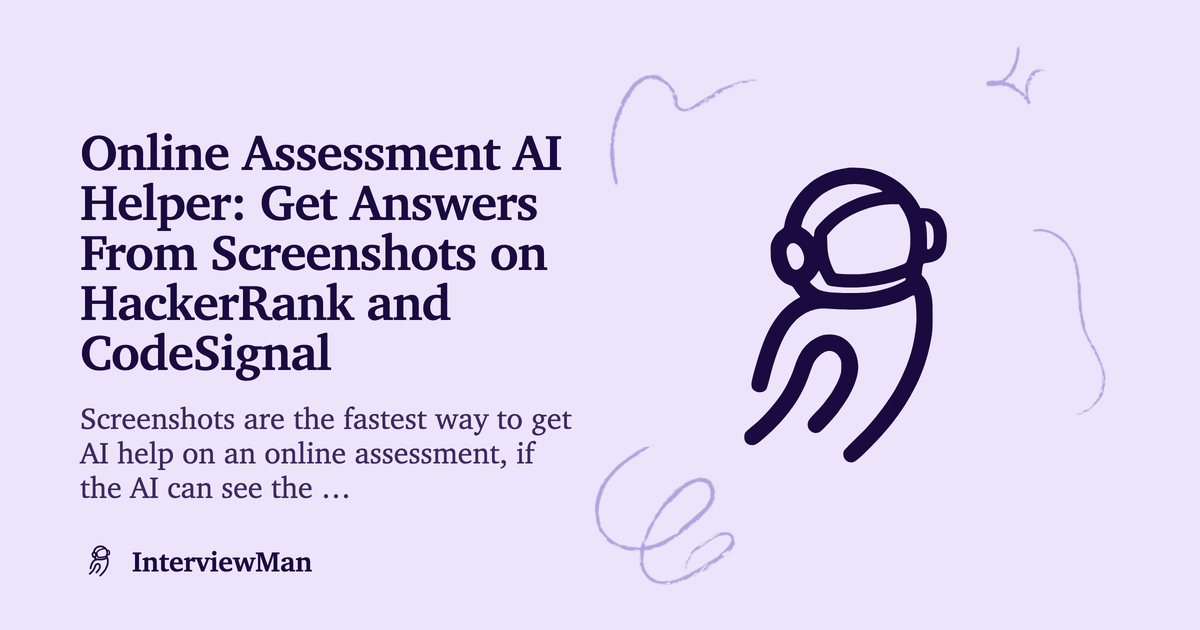 Online Assessment AI Helper: Get Answers From Screenshots on HackerRank and CodeSignal