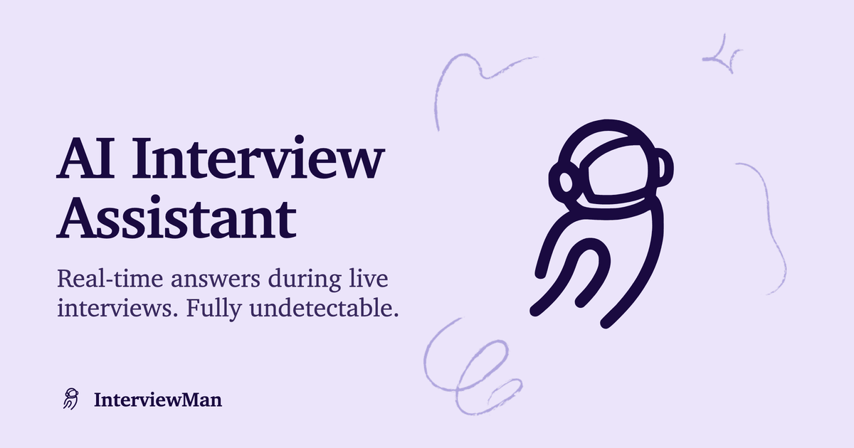 AI Interview Assistant - Real-Time Help | InterviewMan